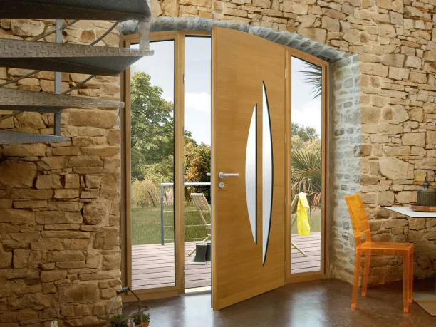 Porte d'entrée > Porte d'entrée mixte aluminium bois