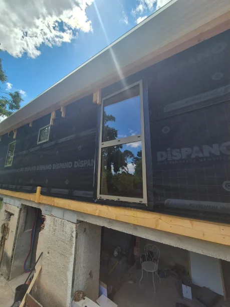 Fenêtres aluminium Profils Systèmes fabrication ALU TECH extension ossature bois Montpellier