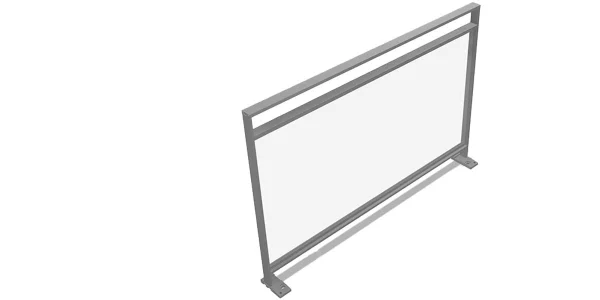 Garde-corps vitré Lhassa