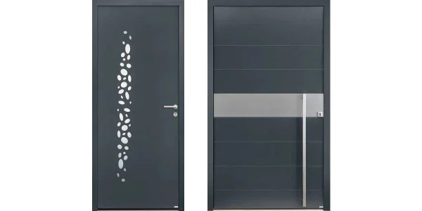 Portes Alu contemporaines