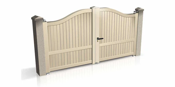 Portail battant au style classique