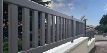 Clôtures aluminium pleines, ajourées ou semi-ajourées