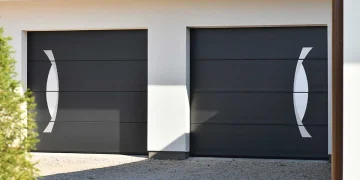 La porte de garage sectionnelle plafond haut de gamme Carsec Pro