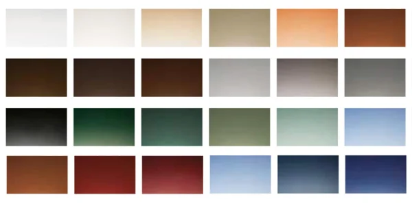 Finitions et coloris