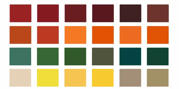 Large choix de coloris et finitions