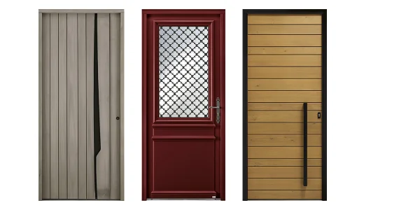 Une porte d’entrée bois personnalisée