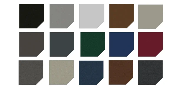 Couleurs aluminium côté extérieur