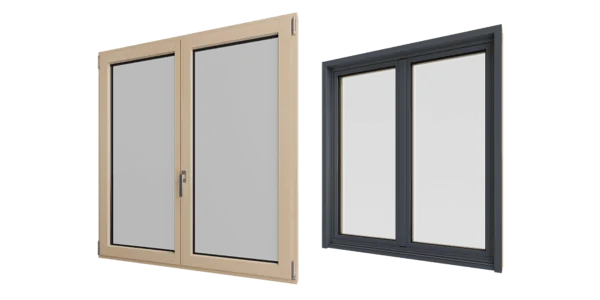 Intérieur et extérieur différents
