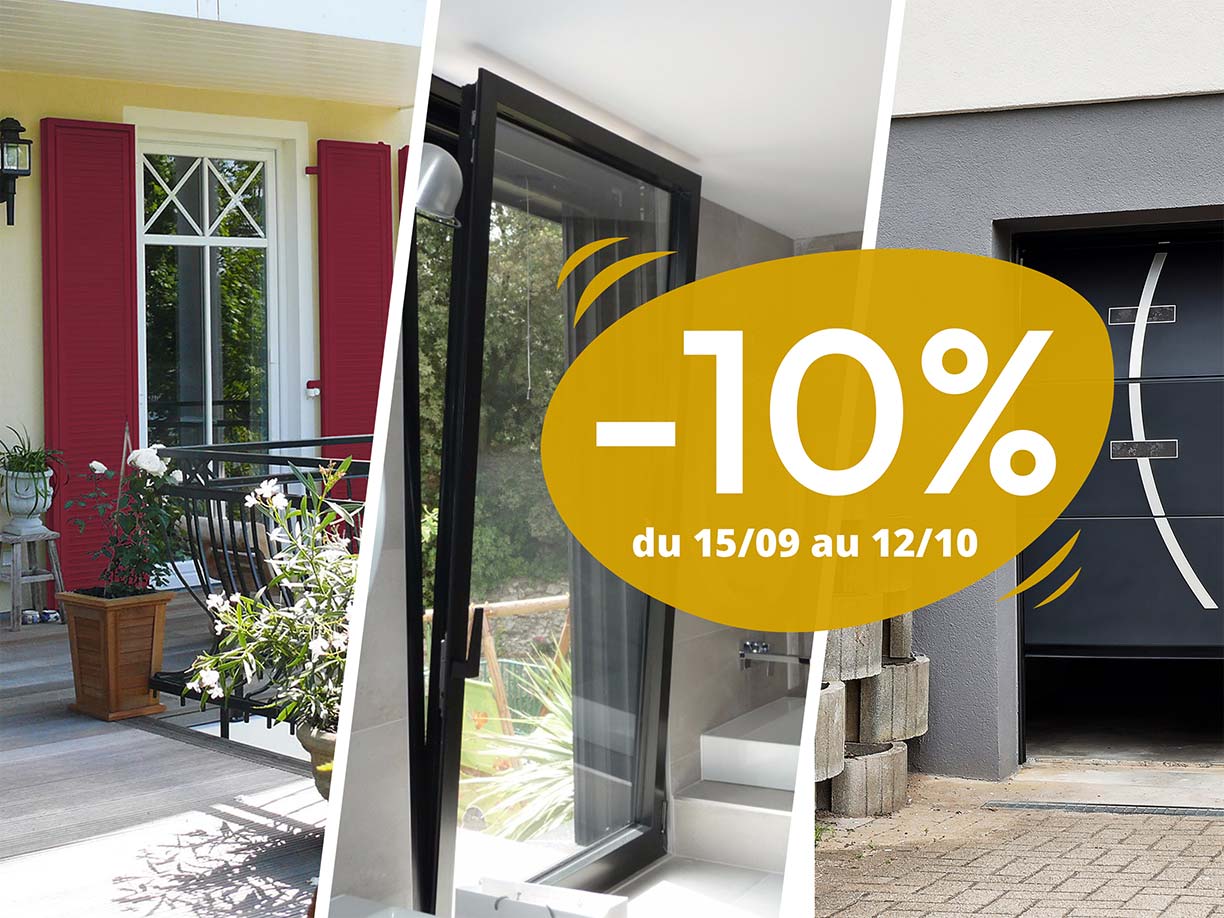 Actualités > -10 % sur vos menuiseries campagne d'automne 2025