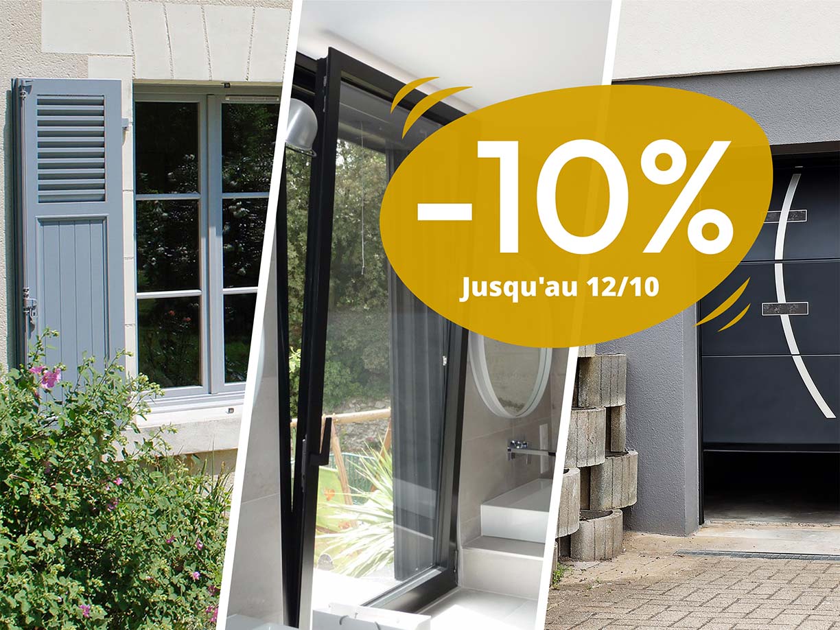 Actualités > -10 % sur vos menuiseries campagne d'automne 2025