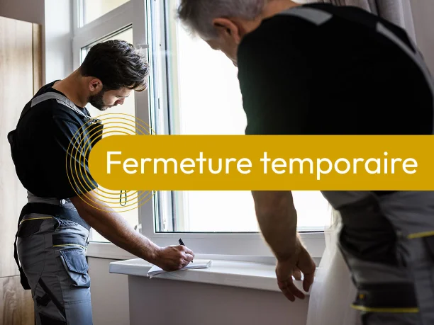 Actualités > Fermeture temporaire du service Dépannage-Réparation